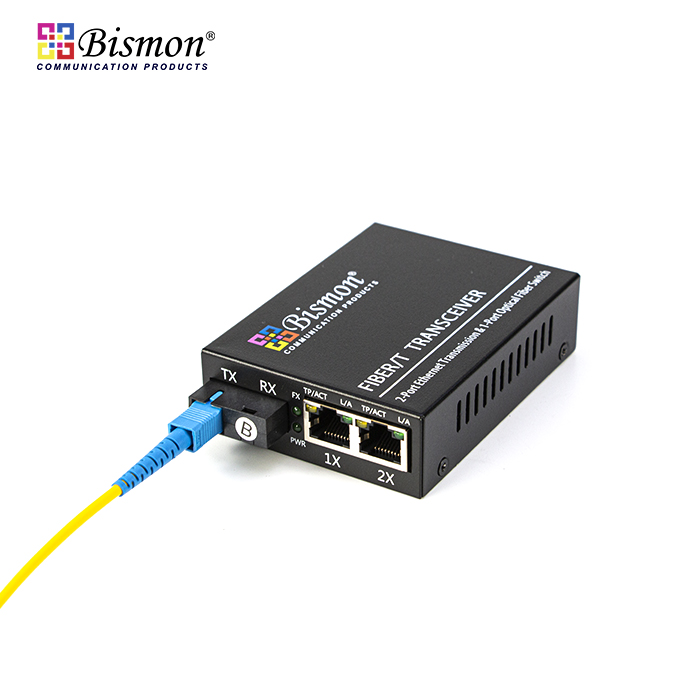 Media Converter 10/100/1000Mbps, Single-mode (20KM), Single Fiber(B type) SC port